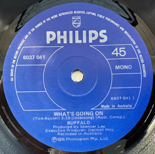 Buffalo (AUS) : What's Going On - I'm Coming On